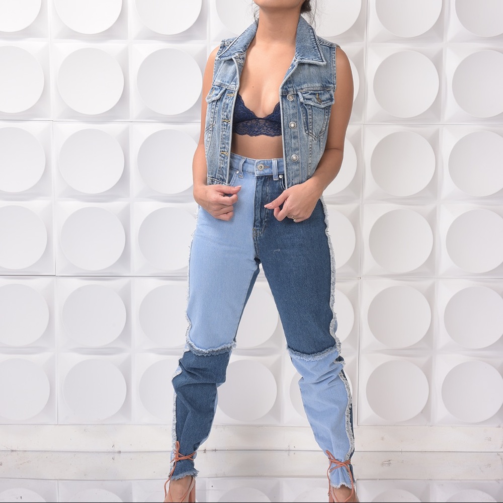 New Mom RAGGED Jeans | Tag Attached Sz 24